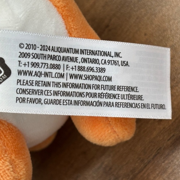 Honeymaru Mochi Kawaii Orange FOX Plush Stuffed Animal Figure Aliquantum Inc. - Picture 9 of 9